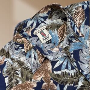 Tori Richards Honolulu Men's Button Down Tropical Shirt Size 2XL 100% Cotton